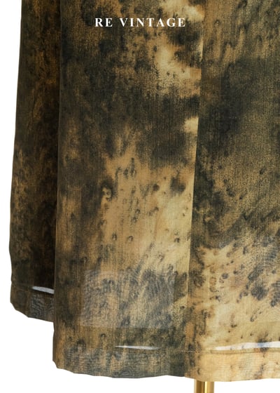 森林苔蘚渲染藝術洋裝14