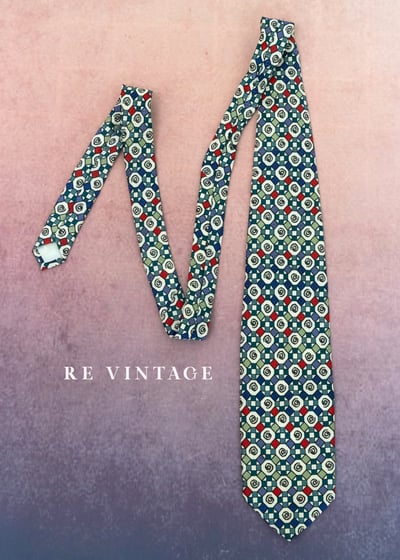 幾何迴旋 -繽紛漩渦領帶9