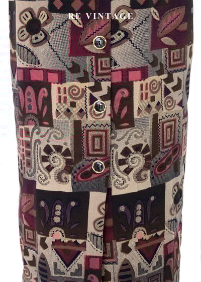 摩洛哥異域民族圖騰織紋排釦裙（27-29"）4