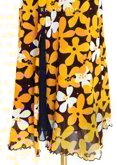 Vivid Orange 百花盛開長洋裝13