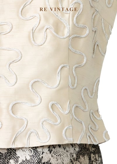 氣質單品 - 米色立體流動的詩上衣4