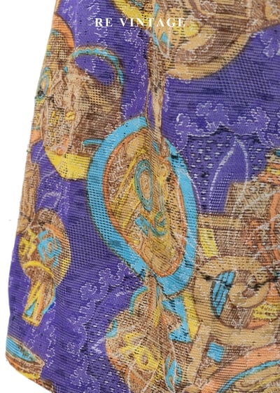 飽滿電光紫時空硬幣高腰短褲（25"）9