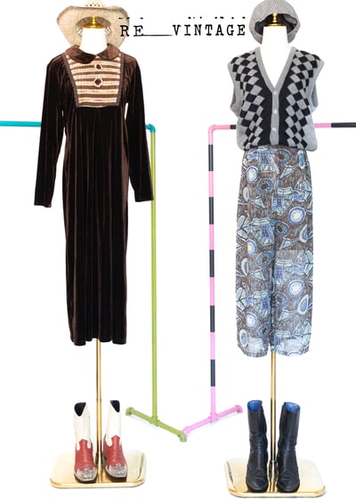 樹枝孤鳥雪紡寬版長褲2