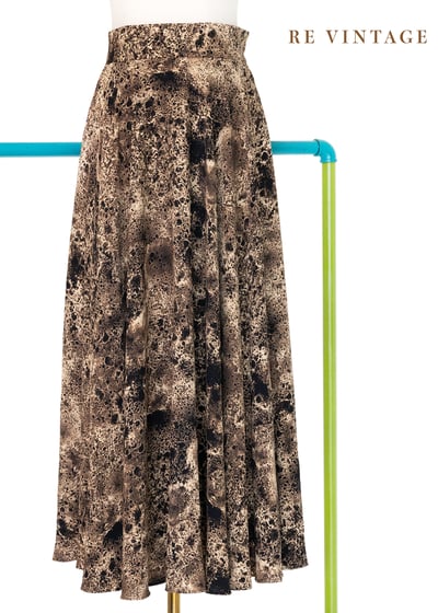 熔岩流動印記長圓裙（24-28"）1