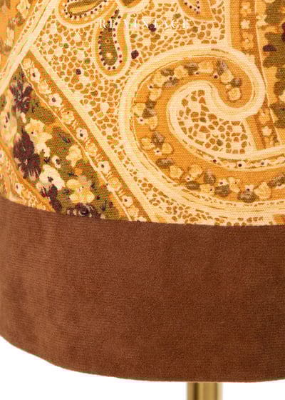 溫暖夕陽卷卷層疊復古圖騰美裙（25"）9