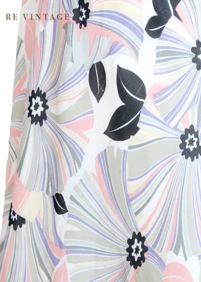 春夏糖粉花開雪紡洋裝10