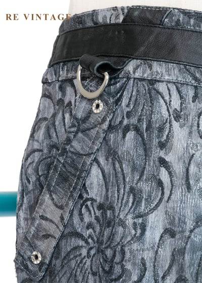 灰墨花影帥氣長褲（28"）8