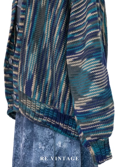 梵谷的星夜 - 段染混色針織外套9