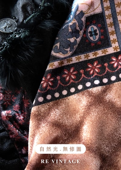 異國粉紅銀幣女王絨布美裙（22-27"）11