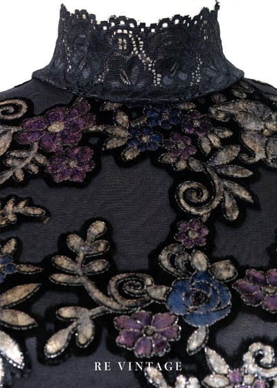 古典美封存の花透膚背心7