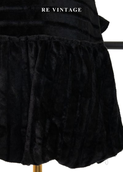 小華麗黑系復古金屬釦燈籠短裙（28"）10