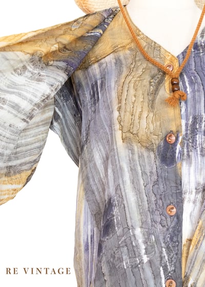 金與藍的潮汐之間短袖上衣8