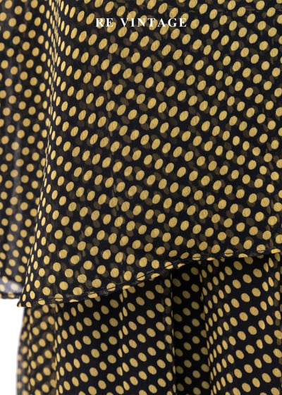 套裝組合 - 法式黃波點背心9