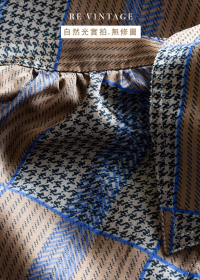 『紐約寶物』New York 摩登女子緞面格紋襯衫13