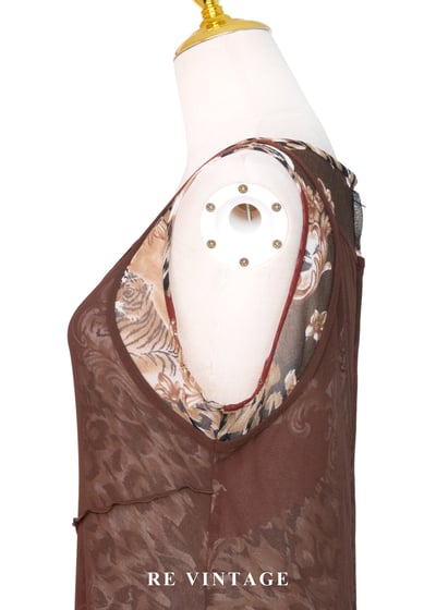 虎虎生風巧克力色長洋裝8