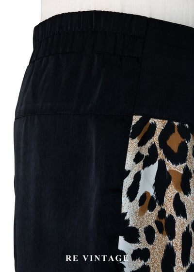 冷黑豹紋野性流蘇美裙（26-28"）7