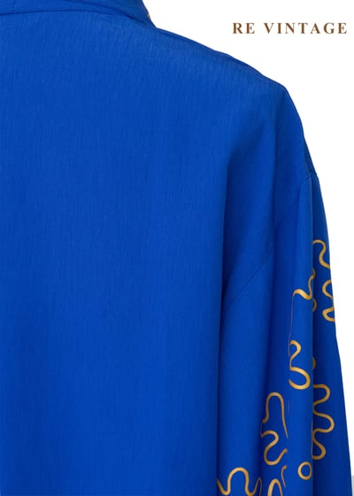 寶藍跳動火花襯衫10