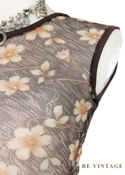 流星花朵透膚背心5