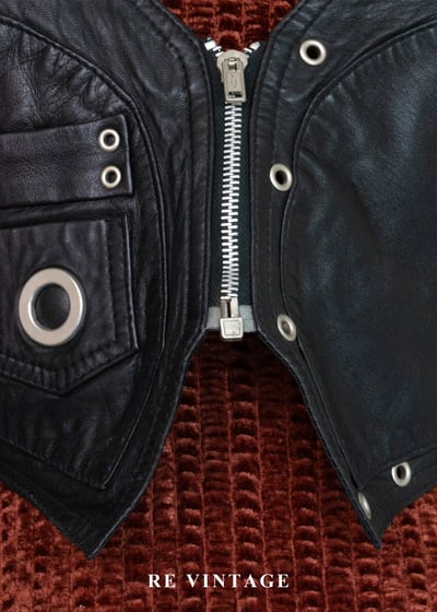 Cyber Punk 冷冽繆思皮革背心6