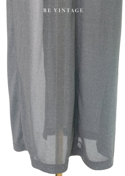 必備單品 - 煙灰色辣辣美腿高衩長裙（24-28"）8