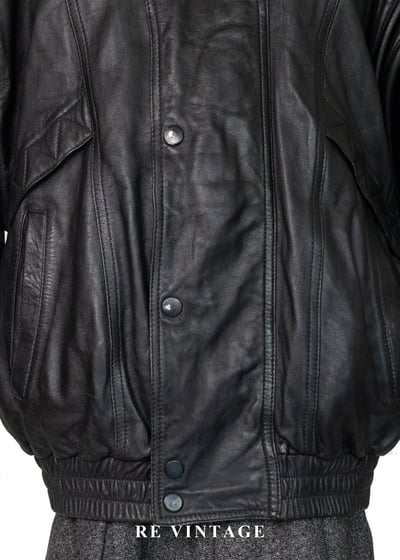 結構美學廓形飛行皮外套4