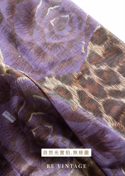 豹紋與紫玫瑰透膚上衣15