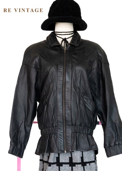 必備單品 - 率性廓形束腰皮外套7