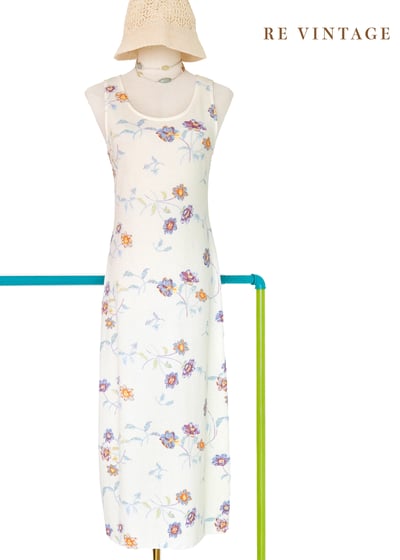 晨光溫柔花朵連身洋裝1