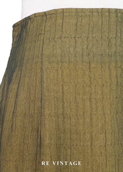 輕黑紗覆著黃光長裙（28"）5