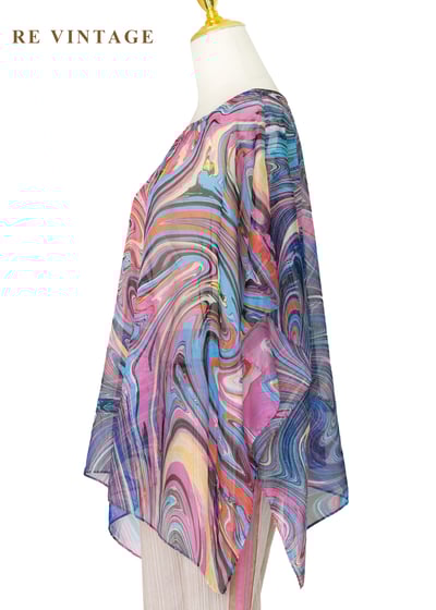 絢彩流體調色盤上衣8