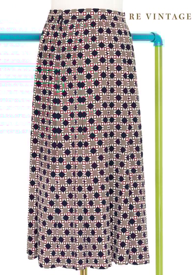 顛倒小方塊氣質中長裙（25"）5