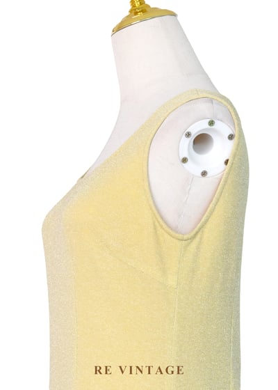 質感單品 - 淡黃的慢半拍時刻閃亮洋裝9