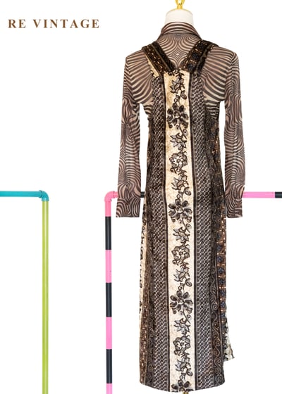 砂色秘典符號絨布吊帶長洋裝14