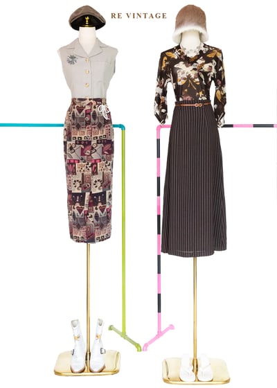 昭和風蝴蝶盤釦花卉微透紡衫2