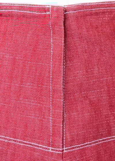 亞麻紅可愛短裙7