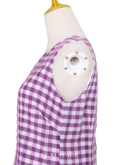 Lavender Romance 經典格紋洋裝10