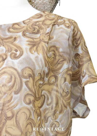 拿坡里的午後遺蹟 - 古典巴洛克雕花透膚衫6