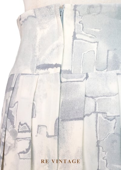 溫柔抽象花卉素描短裙（26"）10