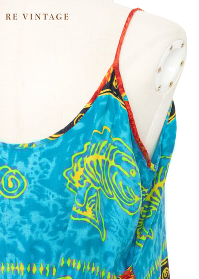 小烏龜の夏日旅行細肩帶洋裝13