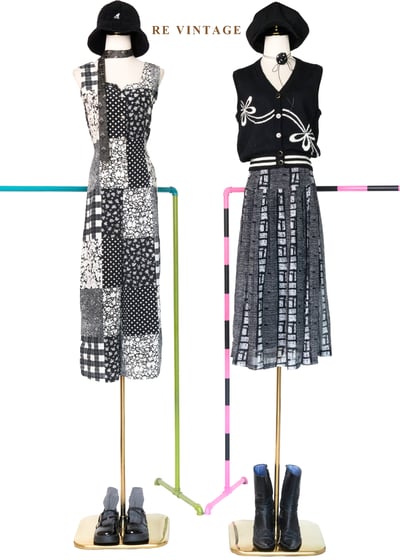 法式俏皮花朵起舞毛料針織背心2