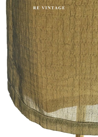 輕黑紗覆著黃光長裙（28"）6