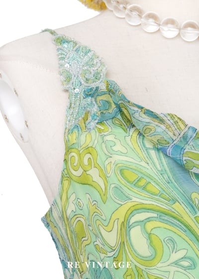 檸檬流光夏日垂墜感細肩帶洋裝5