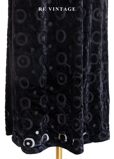 圓的哲學 - 紫光絨布長洋裝7