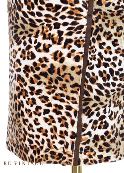 草原奔跑的小豹燈心絨短裙（26"）8