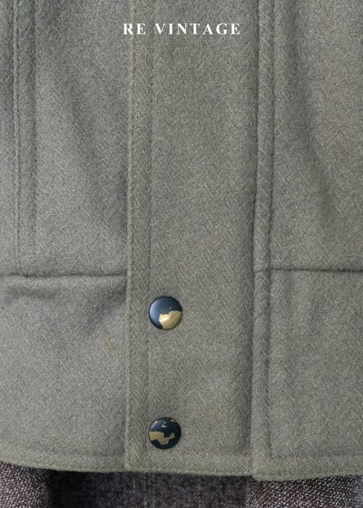 灰綠色毛呢夾克外套7