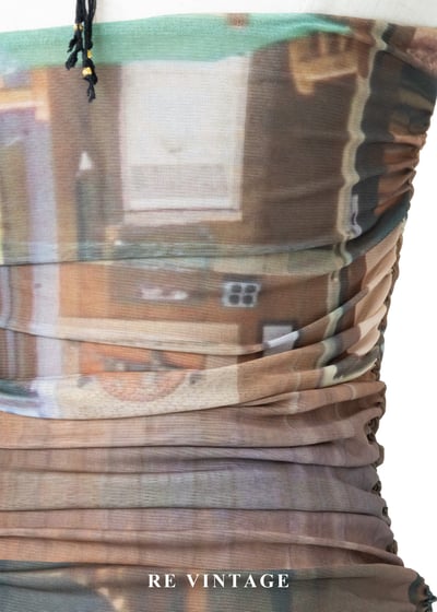 城市幻燈片繞頸長版背心11