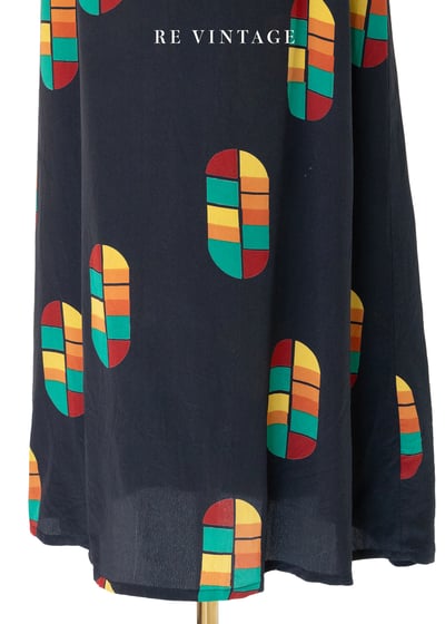 顏色膠囊撞色長裙（25"）4