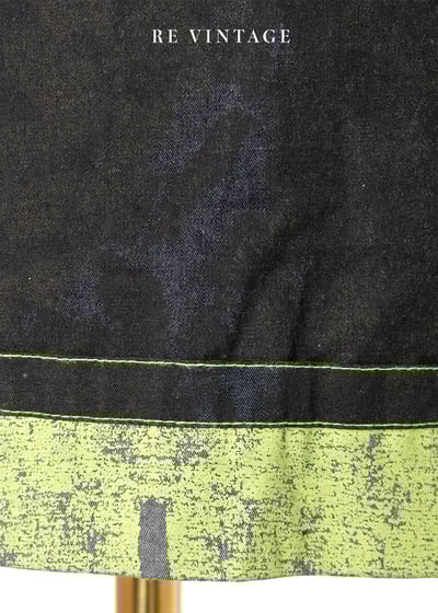 螢光小豹紋單寧小短裙5