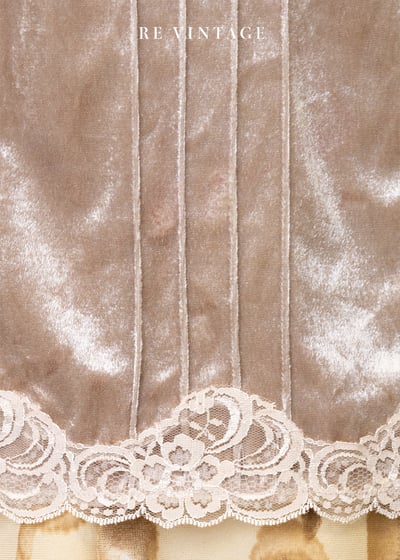 閃耀月光蕾絲絨布背心4