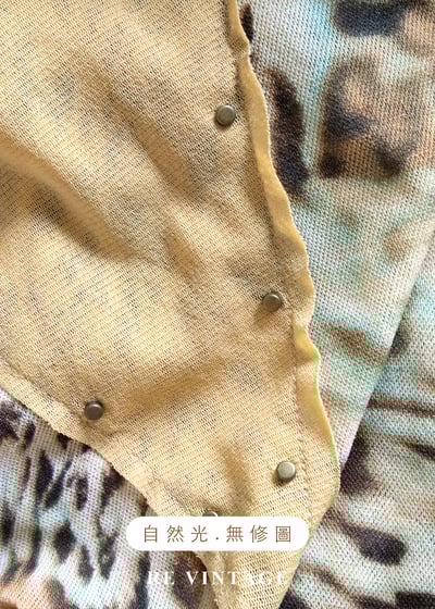 豹紋野性釘珠拼接上衣13